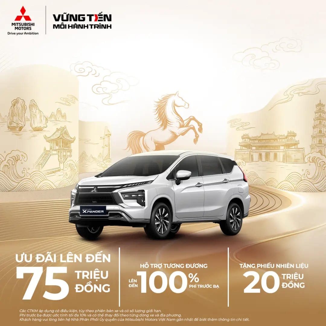 mitsubishi xpander 2026 chương trình ưu đãi mới nhất 