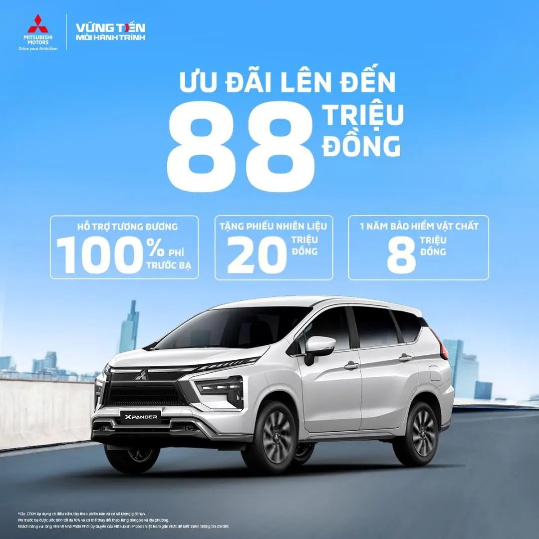 ưu đãi xpander 2026 tháng 1 